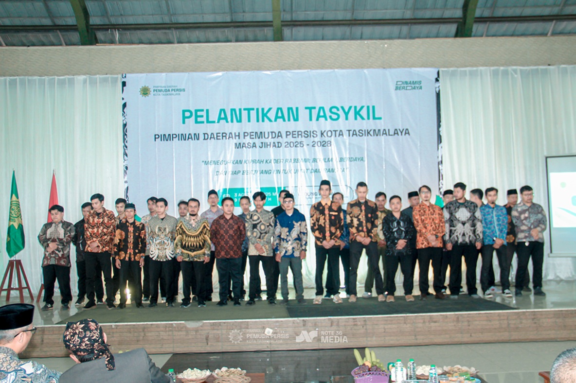 Pelantikan PD Pemuda Persis Kota Tasikmalaya 2025–2028: Teguhkan Kader Rabbani untuk Umat dan Bangsa