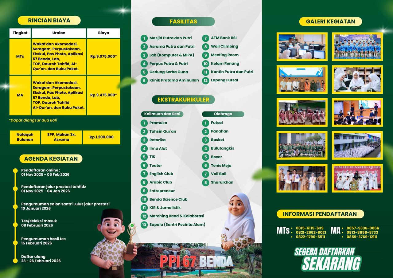 Ajang Lomba Anak Sekolah Dasar (ALASKA) se-Kota Tasikmalaya Berlangsung Sukses dan Meriah di Pesantren Persis 67 Benda