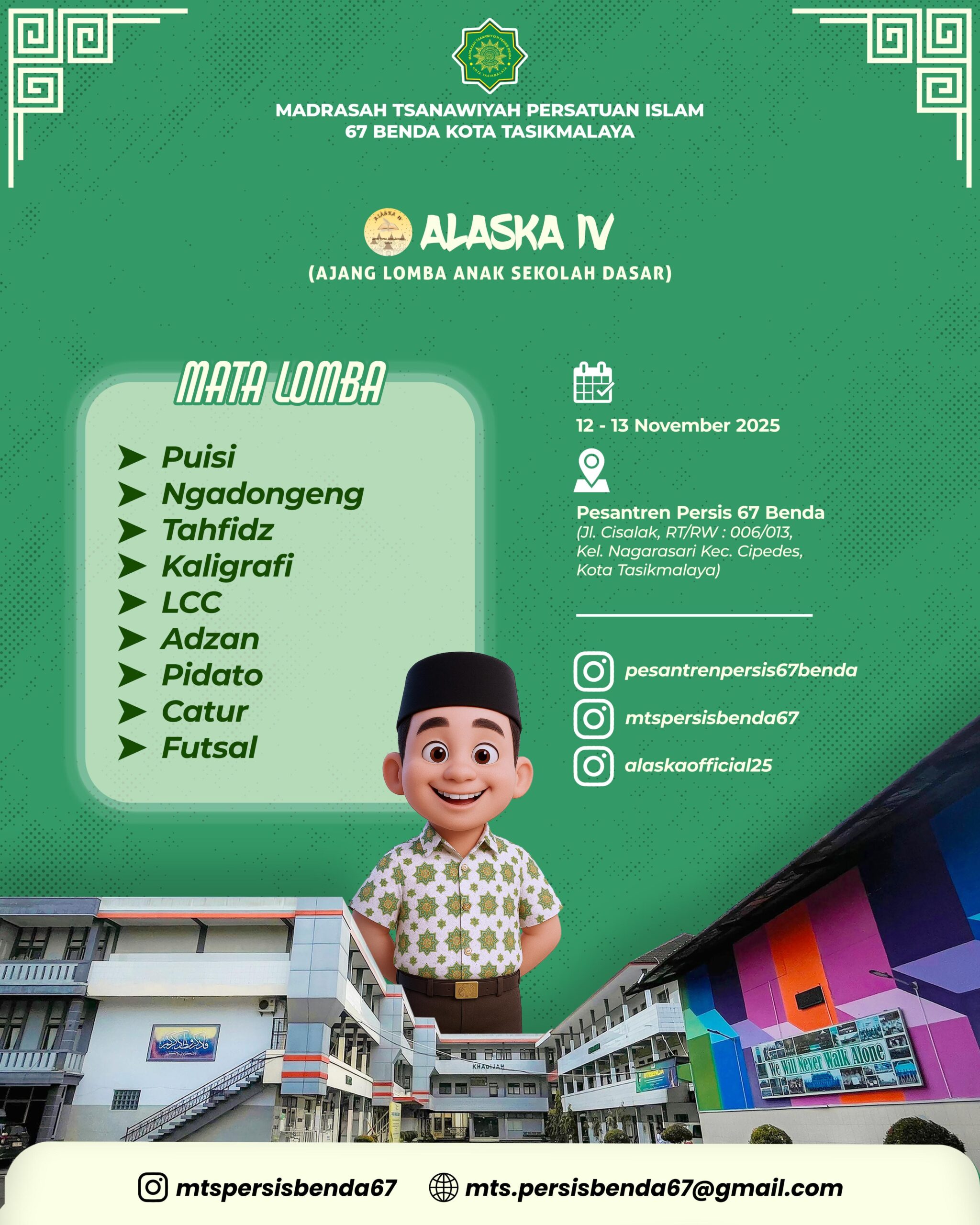 Pesantren Persis 67 Benda Gelar ALASKA IV 2025: Mencetak Generasi Emas Melalui Ilmu dan Olahraga